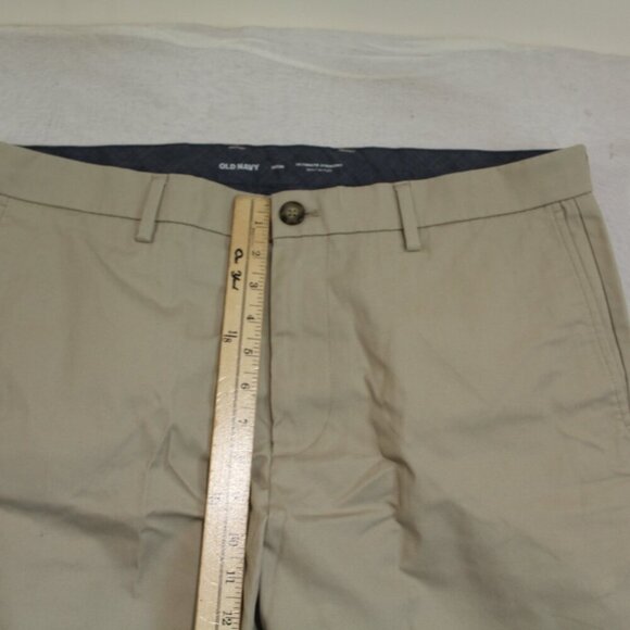 Old Navy Beige Men Chino Pants Ultimate Built In Flex Size 38X30 - Picture 6 of 10